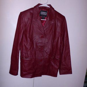 CLIO Women"s Leather Jacket